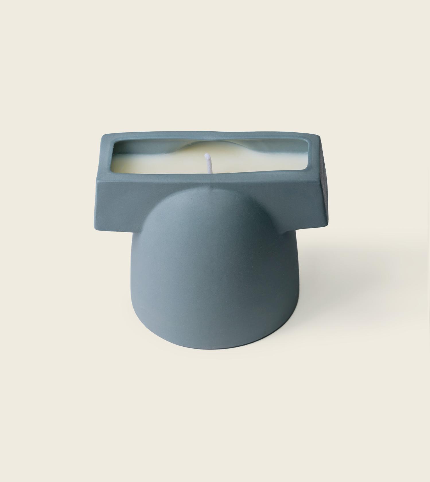 Bougie ceramique granite