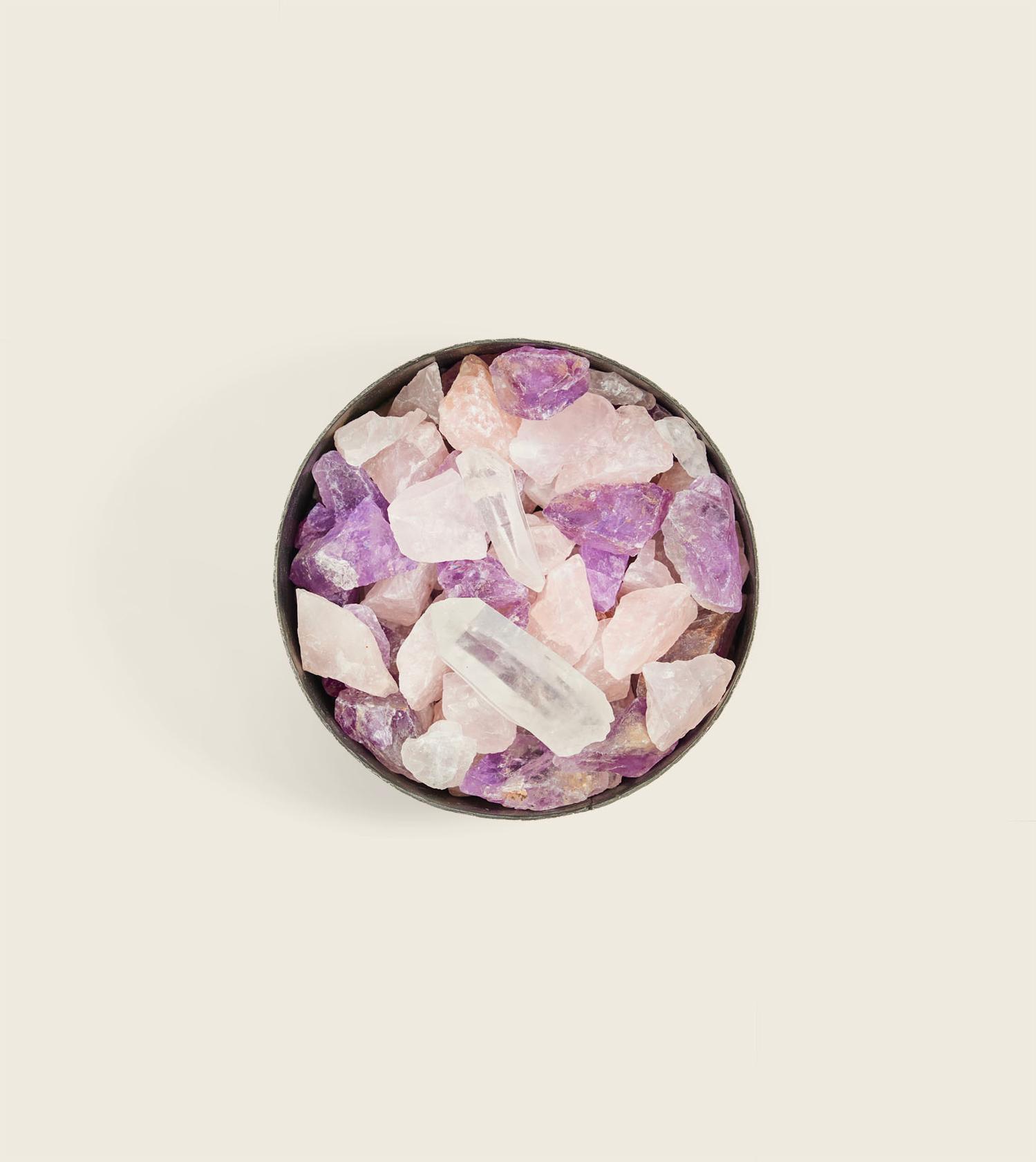 Pot Pourri Mineral Totem  Rose Crystal