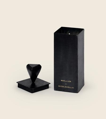 Bleu Outrenoir grande bougie-Nicole Hollis