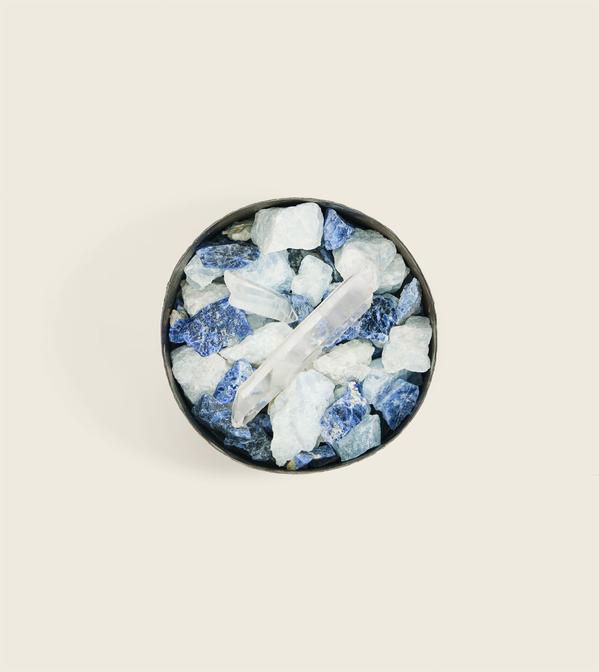 Pot Pourri Mineral Totem Blue Crystal