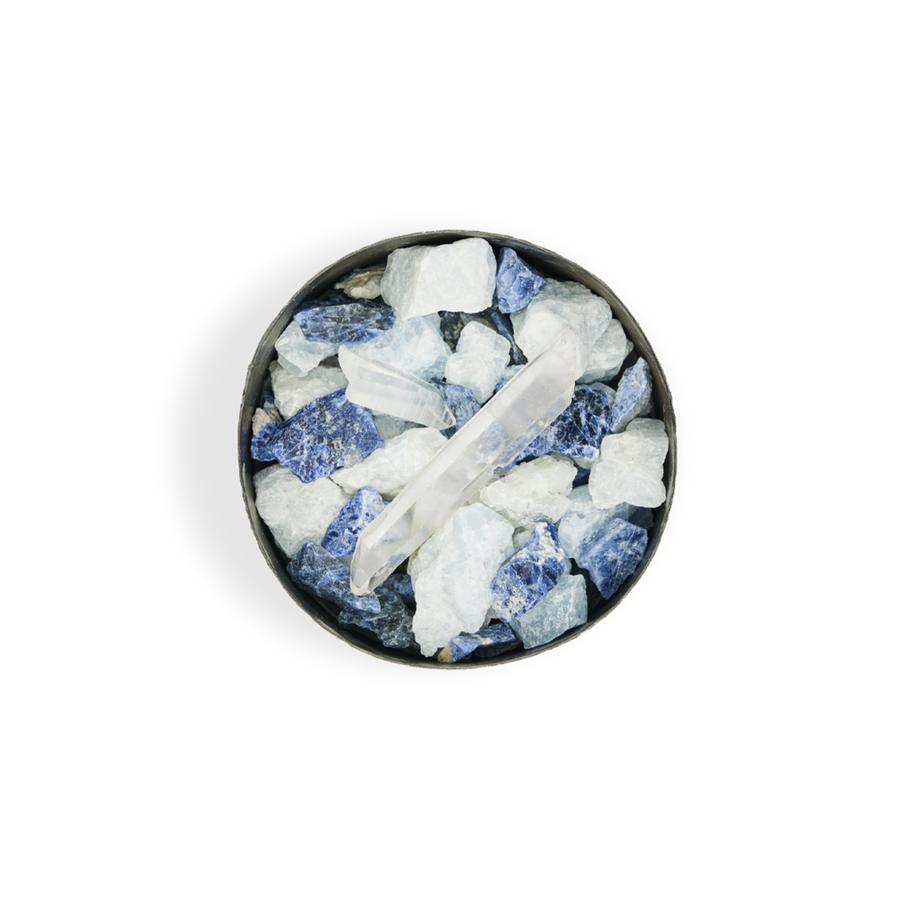 Pot Pourri Mineral Totem Blue Crystal