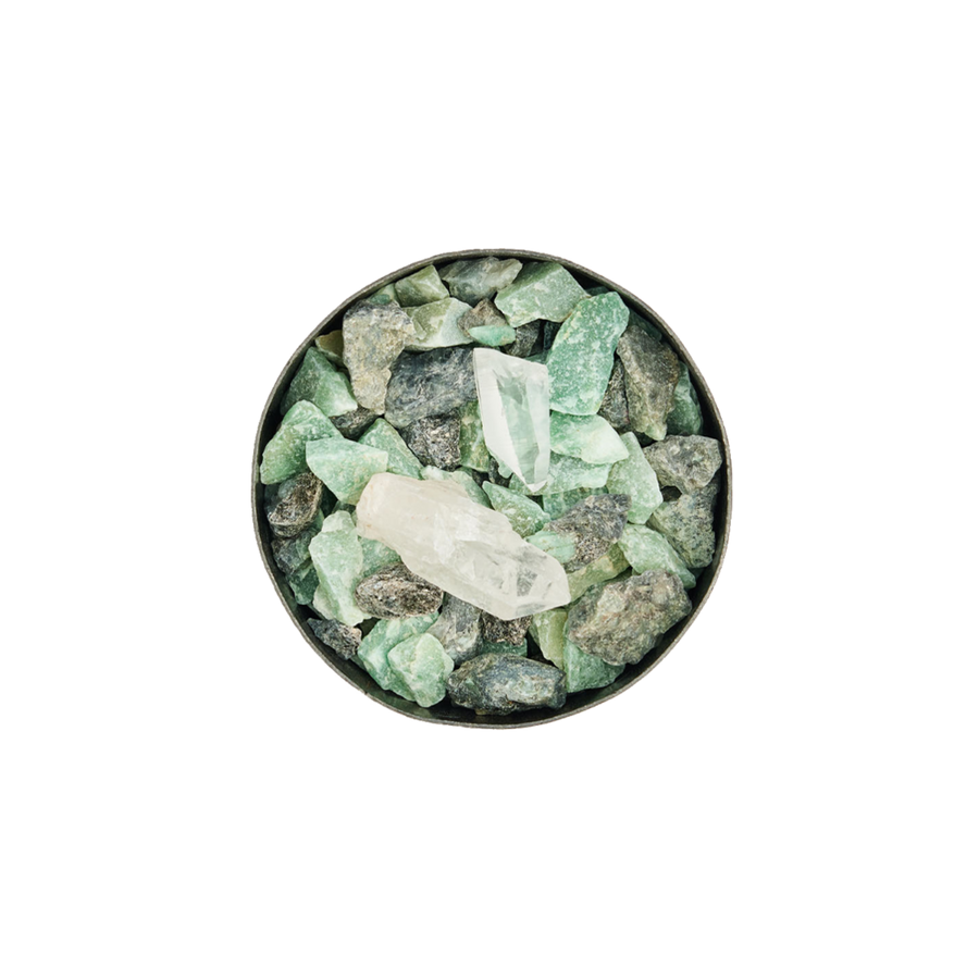 Pot Pourri Mineral Totem Green Crystal