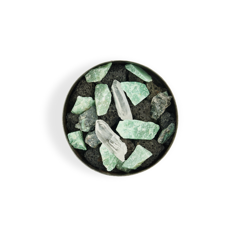 Pot Pourri Mineral Totem Lava Green