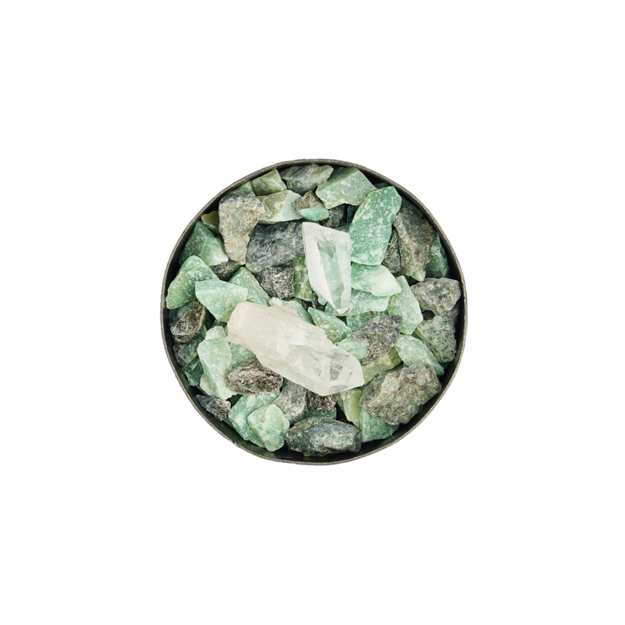 Pot Pourri Mineral Totem Green Crystal